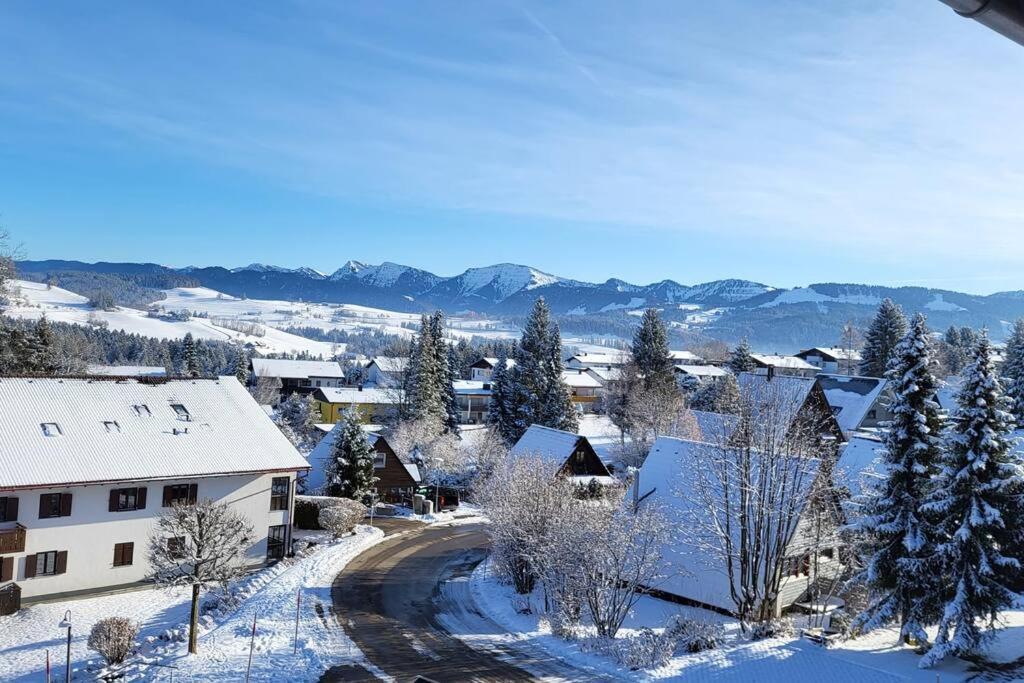 Ferienwohnung Im Allgaeu Mit Bergsicht Oberreute Dış mekan fotoğraf